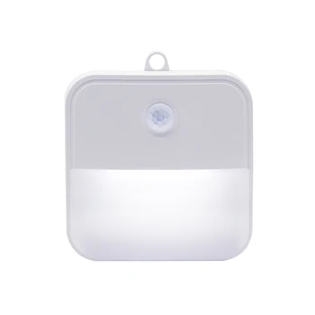 Sensor de Movimiento inalámbrico Luz de Noche LED Alimentado por Batería de Gabinete de la Noche de la Lámpara de la Mesilla de Luces Para el Dormitorio Casa de Armario Asiento de Inodoro
