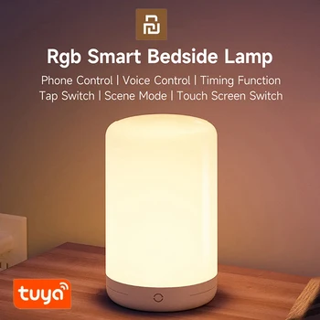 Smart LED Luz de Control Táctil Luz de Noche de Color RGB, Cambio Inteligente de la Iluminación de la Casa Dormitorio Lámpara de mesa de Trabajo con la Tuya App
