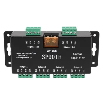 SP901E del Pixel del LED WS2812B WS2811 SPI Amplificador de Señal del Repetidor para WS2813 SK6812 WS2815 WS2801 SK9822, Etc. Todo el RGB