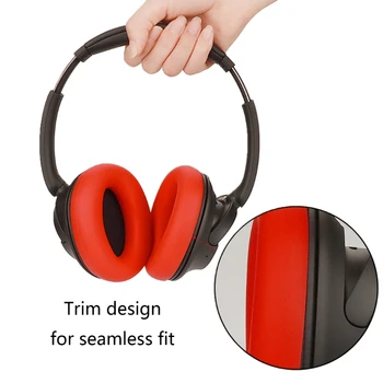 Suaves almohadillas de Espuma de Memoria de Almohadillas para WH-CH720N Auriculares almohadillas Elásticas de Auriculares Cubre Diadema Cubierta de Mangas F19E