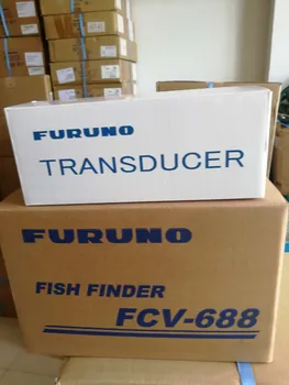 SÓLO transductor para la FURUNO FCV-688, FCV-628Japan, el color del buscador de los pescados con la medición de la función