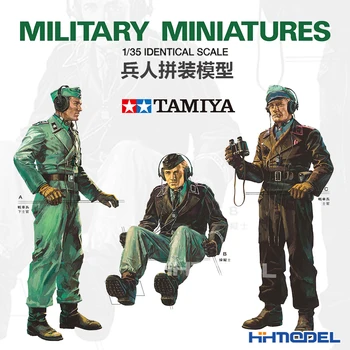 Tamiya 35001 Escala 1/35 Miniaturas Militares del Ejército alemán Tripulación del Tanque de la Asamblea de la Construcción de modelos de Kits de Hobby de Plástico de los Juguetes Para Adultos de BRICOLAJE