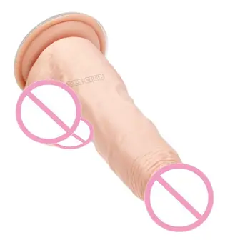 Thierry 25x5.4cm Realista Enorme Vibrador Consolador con una fuerza de Succión de la Copa de los Juguetes Sexuales para la Mujer, Erótico Pene Polla Sexo de los Productos
