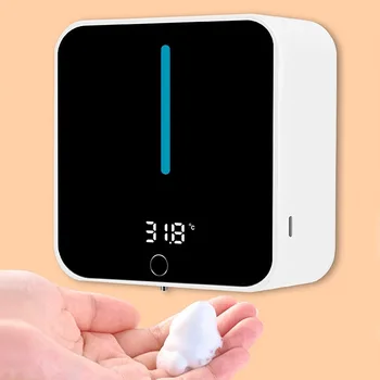 Touchless Sensor Automático De Espuma Dispensador De Jabón Montado En La Pared De Desinfectante De Manos En Gel Líquido De Alcohol Dispositivo De Pulverización De Accesorios De Baño