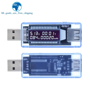 USB Actual Capacidad de Voltaje Probador de Voltios de Tensión de Corriente Detectar Cargador Capacidad Tester Medidor de Energía Móvil Detector de Prueba de la Batería