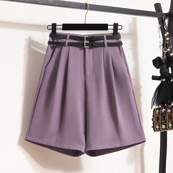 Verano 2023 Nueva cinta Doble Traje Casual pantalones Cortos Sueltos Para Mostrar Delgado y Versátil Cortos para las Mujeres