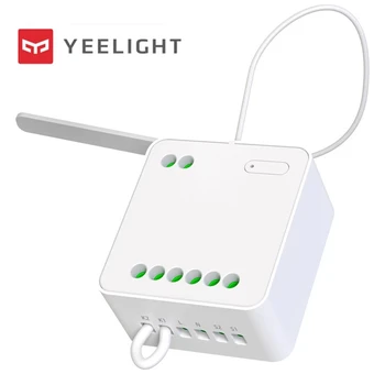 ( Versión Global ) Yeelight inteligente de doble módulo de control Inalámbrico bidireccional Relé del Controlador smart switch de Trabajo Para xiaomi Mijia APP