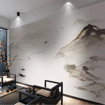 wellyu Personalizado en grandes murales, elegante decoración del hogar, nueva tinta China, el paisaje, TV, sofá, pared wallpaperpapel de parede