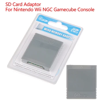 WII/NGC adaptador de tarjeta SD a la WII con lector de tarjetas SD NGC juego de la tarjeta de almacenamiento