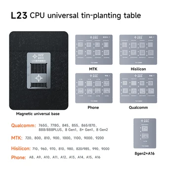 XZZ L23 Universal de la CPU de Estaño de la Siembra de la Plataforma de Pegamento Herramienta de Eliminación Para iPhone A8-A16 Android/Hisilicon/Qualcomm/MTK etc