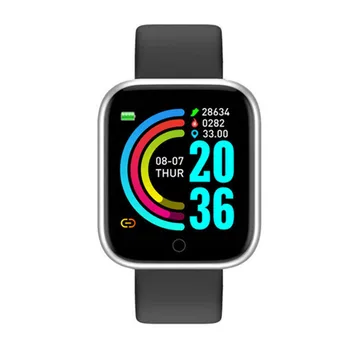 Y68 Reloj Inteligente Para Android de Hombres, Mujeres Niños Smartwatch de Fitness Relojes de Pulsera de los Hombres Reloj Inteligente Para las Mujeres Smartwatch