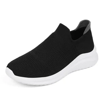 Zapatillas de deporte para los Hombres 2023 de moda y de Moda Casual de Malla Zapatillas de deporte de Moda Vulcanizado Zapatos para Caminar Par de Calzado