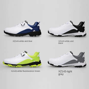zapatos de golf masculino de los hombres del deporte las zapatillas de deporte súper impermeable antideslizante zapatos sin picos de luz 2021 XZ