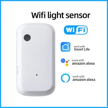 ZigBee3.0/WiFi Iluminación Sensor De Graffiti Smart Wifi Sensor De Brillo Inteligente Vinculación Sensor De Luz App Remote