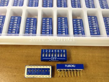 [ZOB] Importación Fujitsu FUJISOKU 8 selector de tono de 2.54 MM plana selector de conmutador de palanca --30PCS/LOT