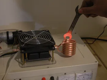 ZVS de baja presión de la calefacción de inducción de la máquina kit de calefacción anillo pequeño de alta frecuencia de extinción de oro de fusión horno de crisol de potencia s